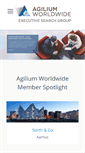 Mobile Screenshot of agiliumworldwide.com