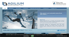 Desktop Screenshot of agiliumworldwide.it