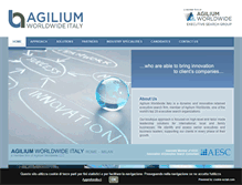 Tablet Screenshot of agiliumworldwide.it